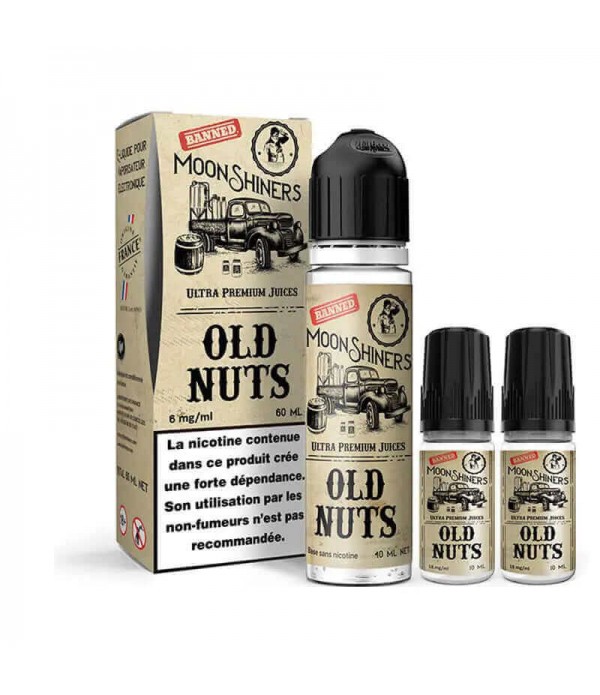 LE FRENCH LIQUIDE Moonshiners Old Nuts 60ml Easy2Shake pas cher et livraison gratuite