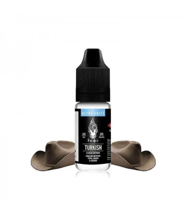 HALO E-liquide Ultra Salts Turkish 10ml pas cher et livraison gratuite