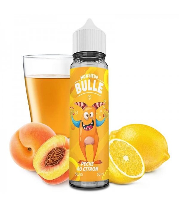 LIQUIDEO Monsieur Bulle Pêche Au Citron - E-liquide 50ml