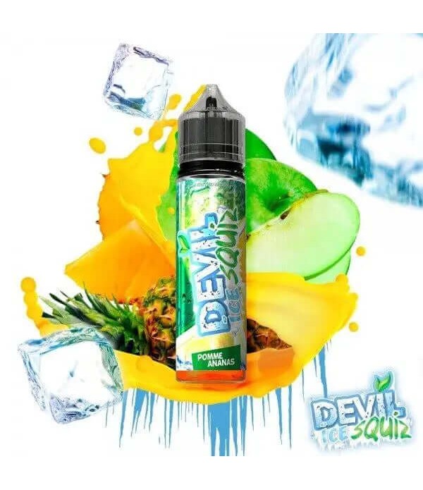 AVAP E-liquide Devil Squiz ICE Pomme Ananas 50ml p...