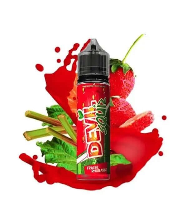 AVAP E-liquide Devil Squiz Fraise Rhubarbe 50ml pas cher et livraison gratuite