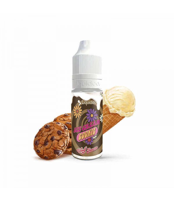 LIQUIDEO Wpuff Flavors Ice Cream Cookie - E-liquide 10ml