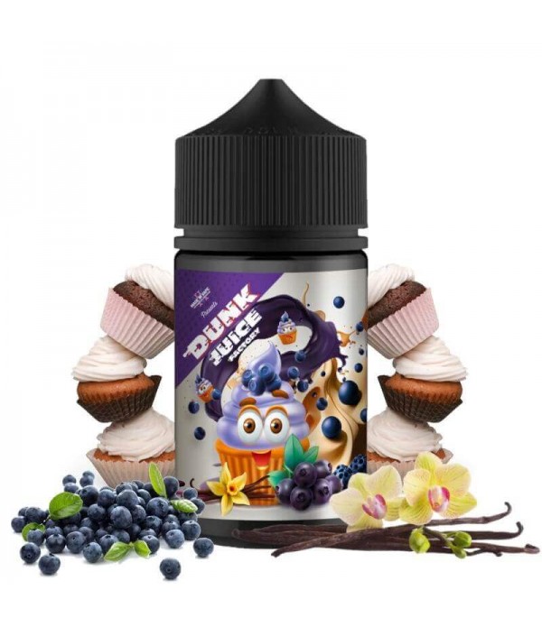 DUNK JUICE Cupcake Myrtille Vanille - E-liquide 50...