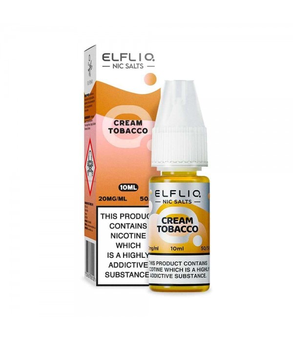 ELFBAR Elfliq Cream Tobacco - Sel de nicotine 10ml