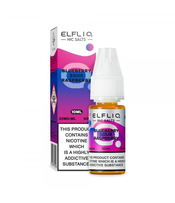 ELFBAR Elfliq Blueberry Sour Raspberry - Sel de ni...