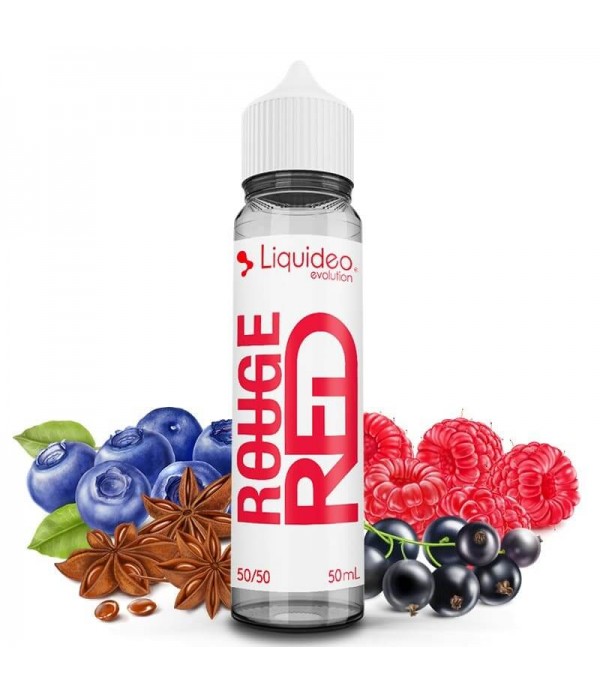 LIQUIDEO E-liquide Le Rouge 50ml pas cher et livraison gratuite