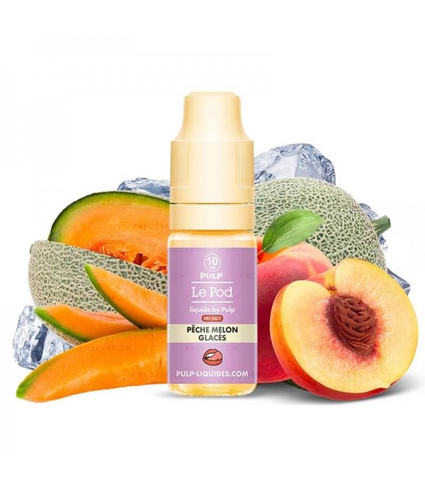 PULP Le Pod Pêche Melon Glacés - Sel de nicotine 10ml