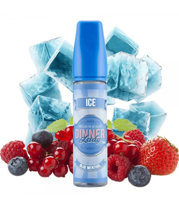 DINNER LADY Ice E-liquide Blue Menthol 50ml pas cher et livraison gratuite