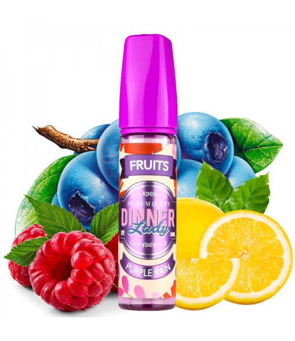 DINNER LADY Fruits E-liquide Purple Rain 50ml pas ...