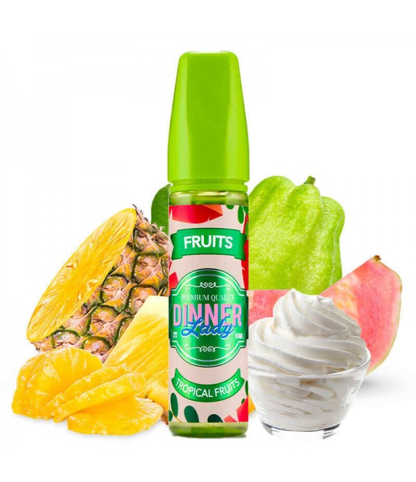 DINNER LADY Fruits E-liquide Tropical Fruits 50ml ...