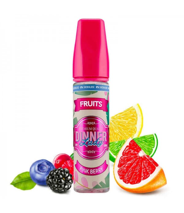 DINNER LADY Fruits E-liquide Pink Berry 50ml pas c...