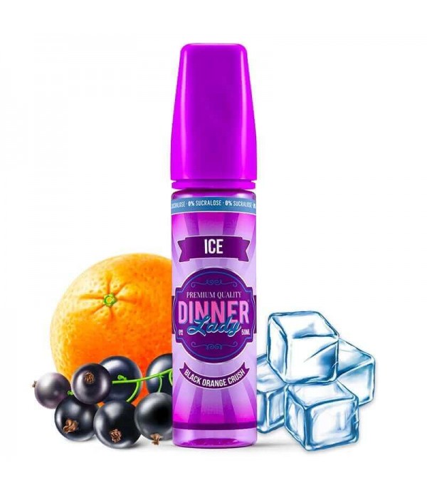 DINNER LADY Ice E-liquide Black Orange Crush 50ml ...