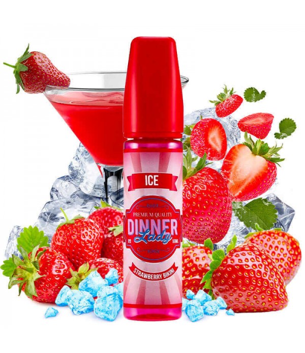 DINNER LADY Ice E-liquide Strawberry Bikini 50ml p...