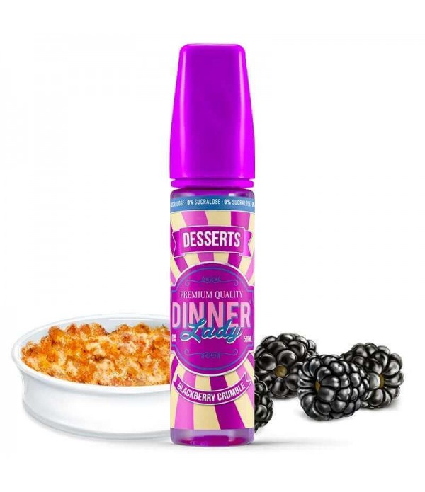 DINNER LADY Desserts E-liquide Blackberry Crumble ...