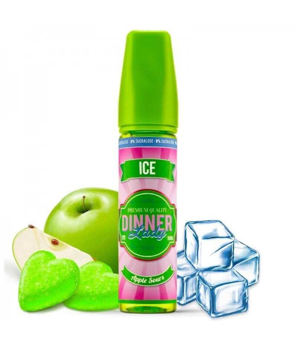 DINNER LADY Ice E-liquide Apple Sours 50ml pas che...