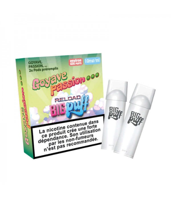 BIG PUFF Reload - Pack de 2 Cartouches 2 ml 600 Puffs