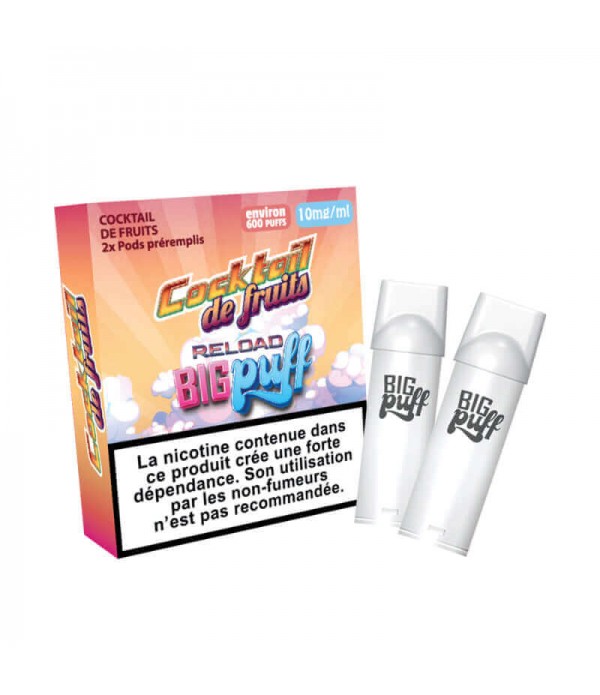 BIG PUFF Reload - Pack de 2 Cartouches 2 ml 600 Puffs