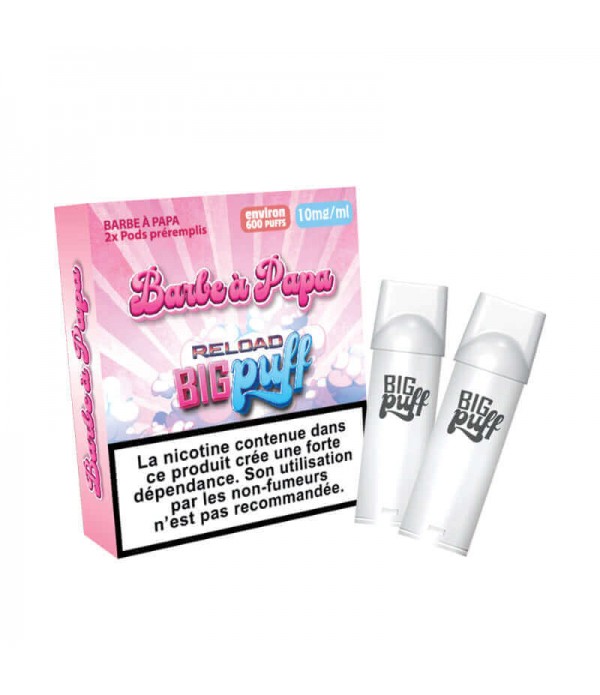 BIG PUFF Reload - Pack de 2 Cartouches 2 ml 600 Puffs