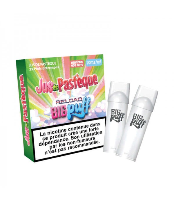 BIG PUFF Reload - Pack de 2 Cartouches 2 ml 600 Puffs