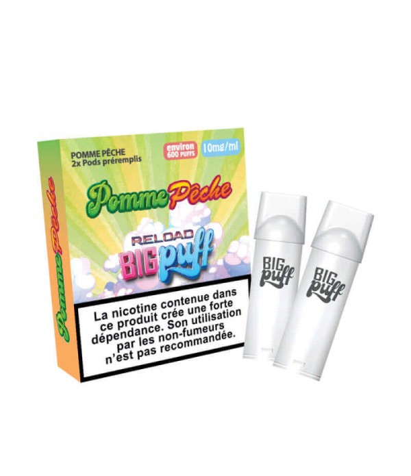 BIG PUFF Reload - Pack de 2 Cartouches 2 ml 600 Puffs