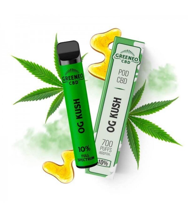 GREENEO OG Kush - Pod Jetable CBD 700 Puffs 3ml